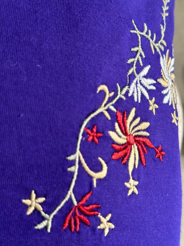 تیشرت سرشانه گلدوزی کد ۱۵۸