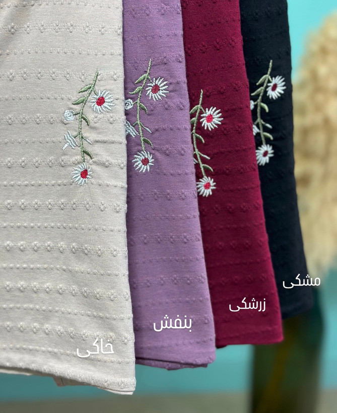 تیشرت مدل بهار گلدوزی کد ۱۹۴