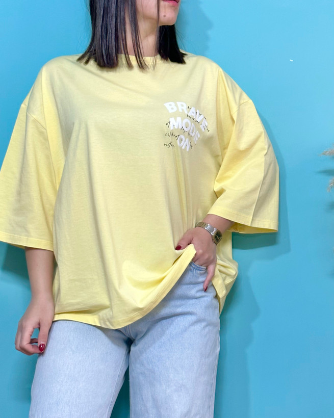 تیشرت باکسی مدل شقایق کد ۳۱۱